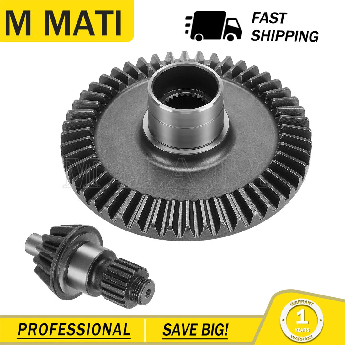 Final Drive Differential Ring & Pinion Gear for Honda TRX350FE/FM/TE/TM (2000–2006)