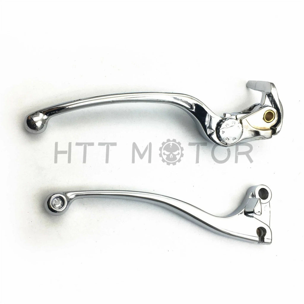 Set of 2 Black Brake & Clutch Aluminum Levers for Kawasaki Ninja 636 ZX6R (2005–2006)