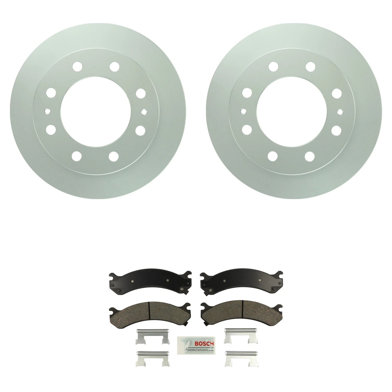 Set of 4 Bosch Front 325mm Blue Ceramic Disc Brake Pads for Sierra Silverado