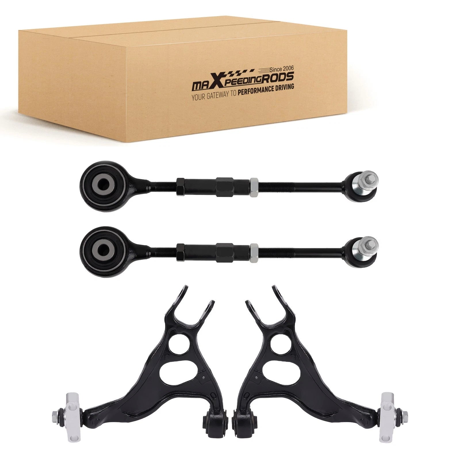 4X Rear Upper Control Arms Forward Lateral Links for Ford Flex (2011–2019)