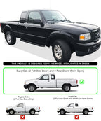 Running Boards for Ford Ranger Mazda B Super Cab (1998-2011)