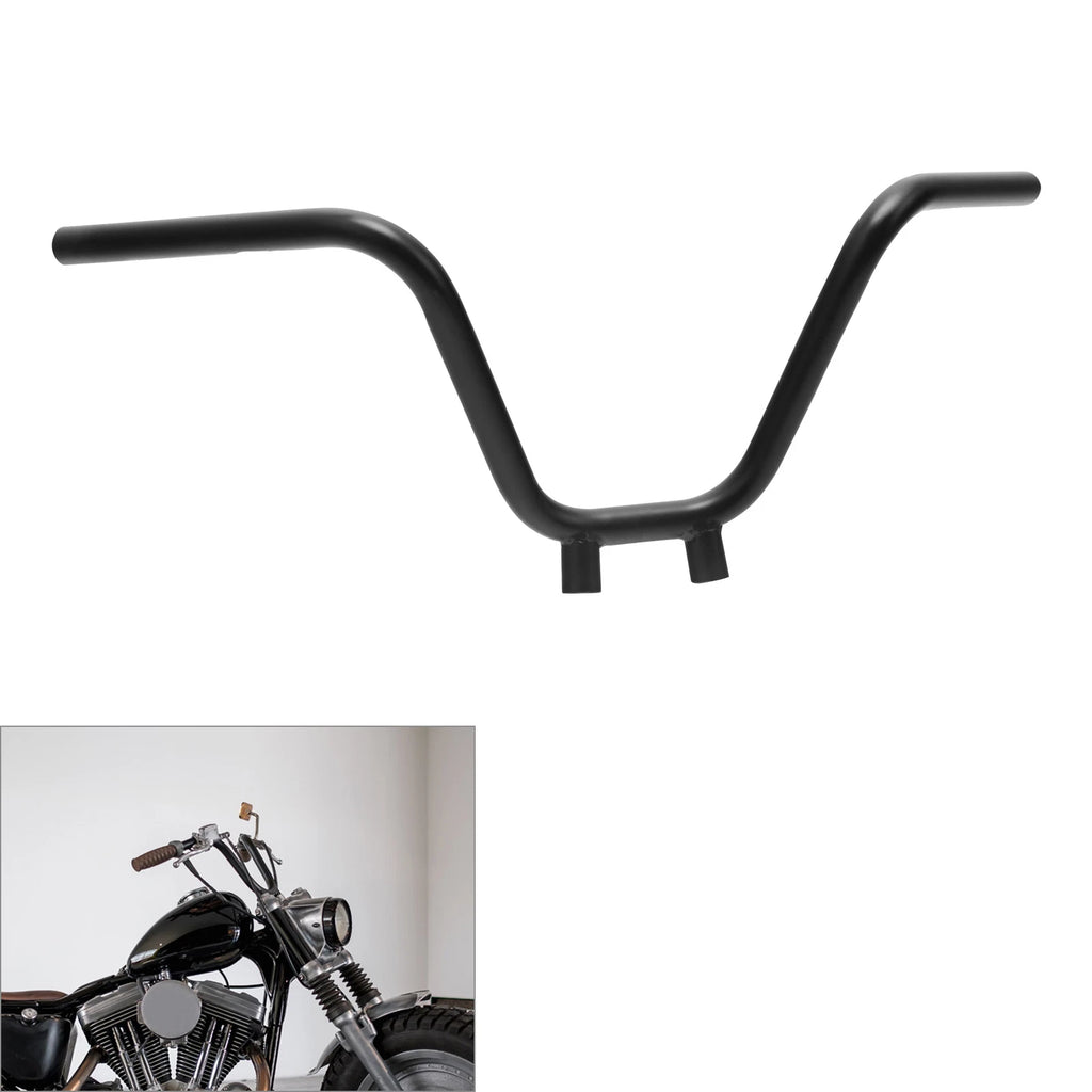 10" Rise Matte Black Ape Hanger Handlebar for Harley Softail Dyna Sportster