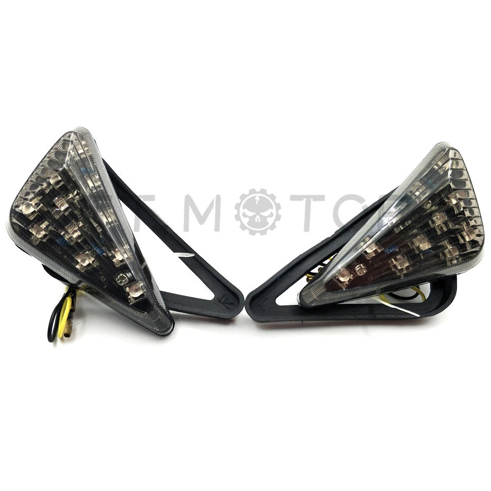Smoke LED Flush Side Market Turn Signals for Honda CBR F4 600 929 954 1000 RR