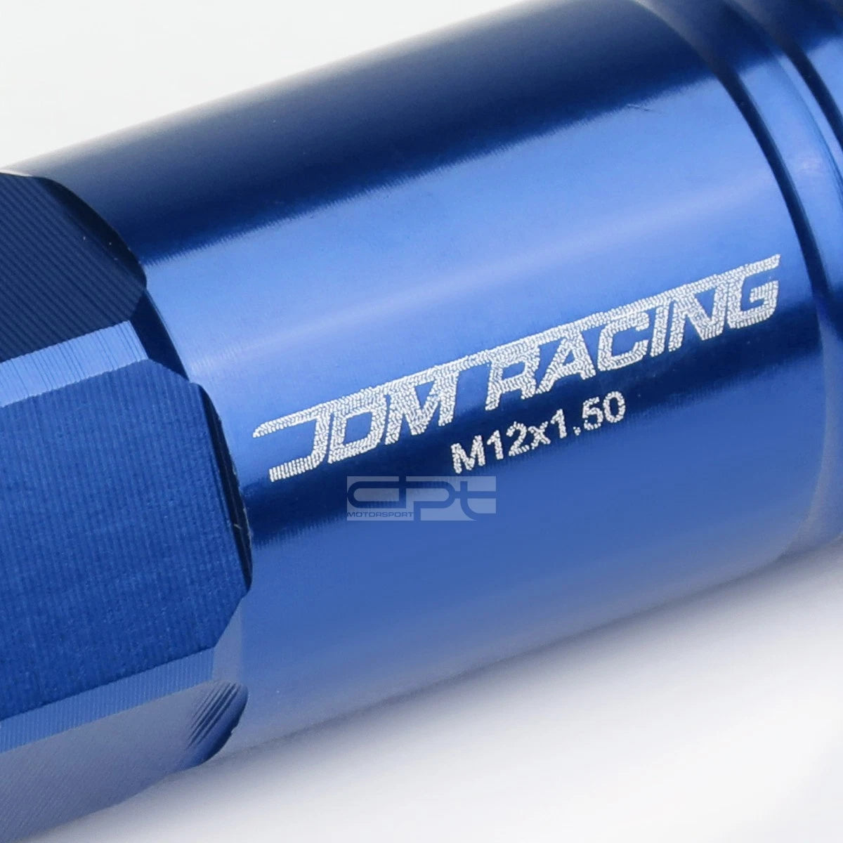 20 PCS Open End M12x1.5 60mm Tall Blue Aluminum Lug Nuts for JDM Vehicles
