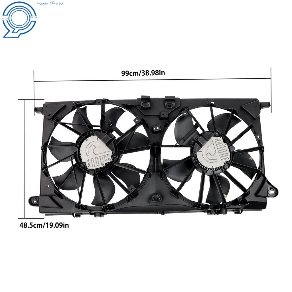 Radiator Cooling Fan with Brushless Motor for Ford F-150 (2021–2023)