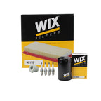 Wix Engine Air Oil Filters & Bosch Spark Plug Kit for Audi 4000 (1980–1987)