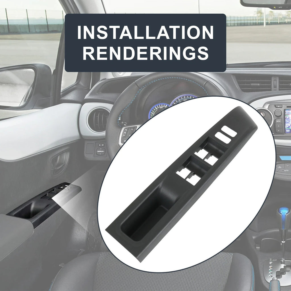 Window Switch Control Panel Bezel for Toyota Yaris (2012-2014)