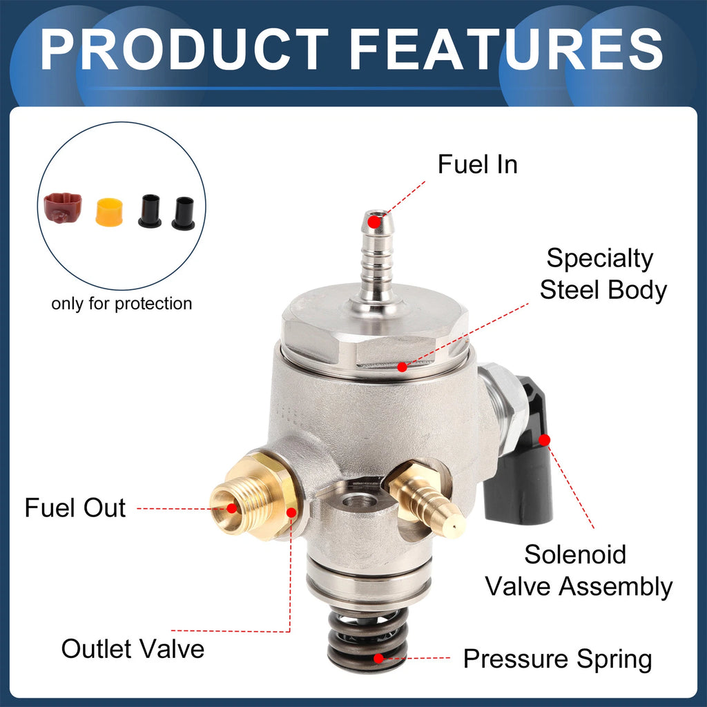 High Pressure Fuel Pump for Audi A6 TT (2016) No. 06L127025K