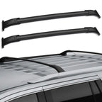 Set of 2 Black Roof Rail Cross Bars for GMC Yukon (2015–2019)
