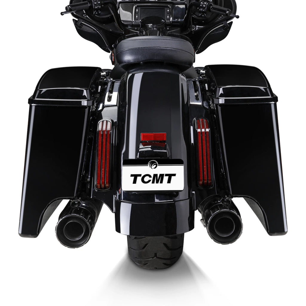 5" Stretched Extended Hard Saddle Bags for Harley Touring Street Glide (2014–2024)