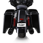 5" Stretched Extended Hard Saddle Bags for Harley Touring Street Glide (2014–2024)