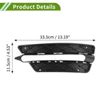 1 Pc Fog Light Grill for Mercedes-Benz C350 (2008–2015) No. 2048851353 Black