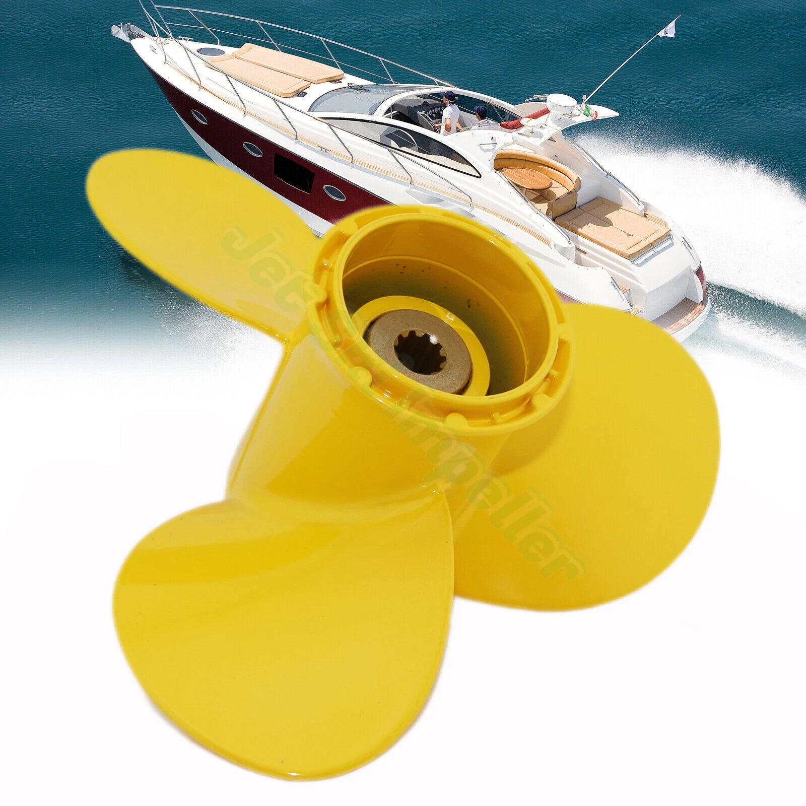 RH Propeller 9.25 x 10 for Suzuki Outboard DF 8-20HP (10 Spline)