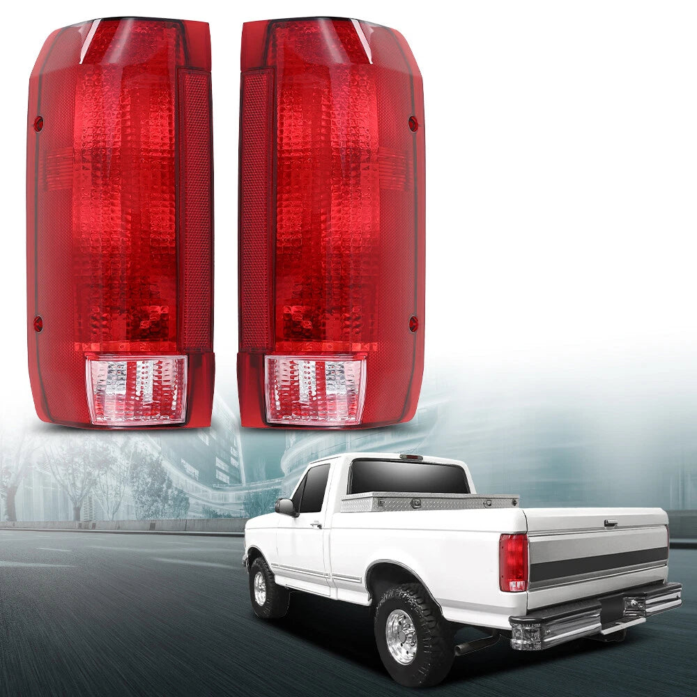 Rear Tail Lights Assembly for Ford F150 F-250 F-350 Bronco (1990–1996)