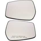 Mirror Glass Set of 2 for Nissan Versa Note (2015–2019) Driver & Passenger