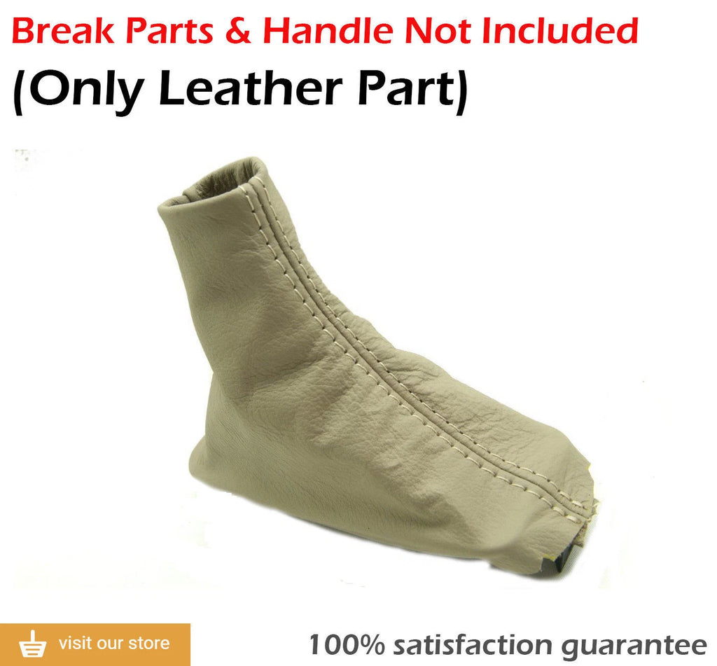 Leather Synthetic Automatic & E Brake Boot for BMW X5 (2000–2006) Beige