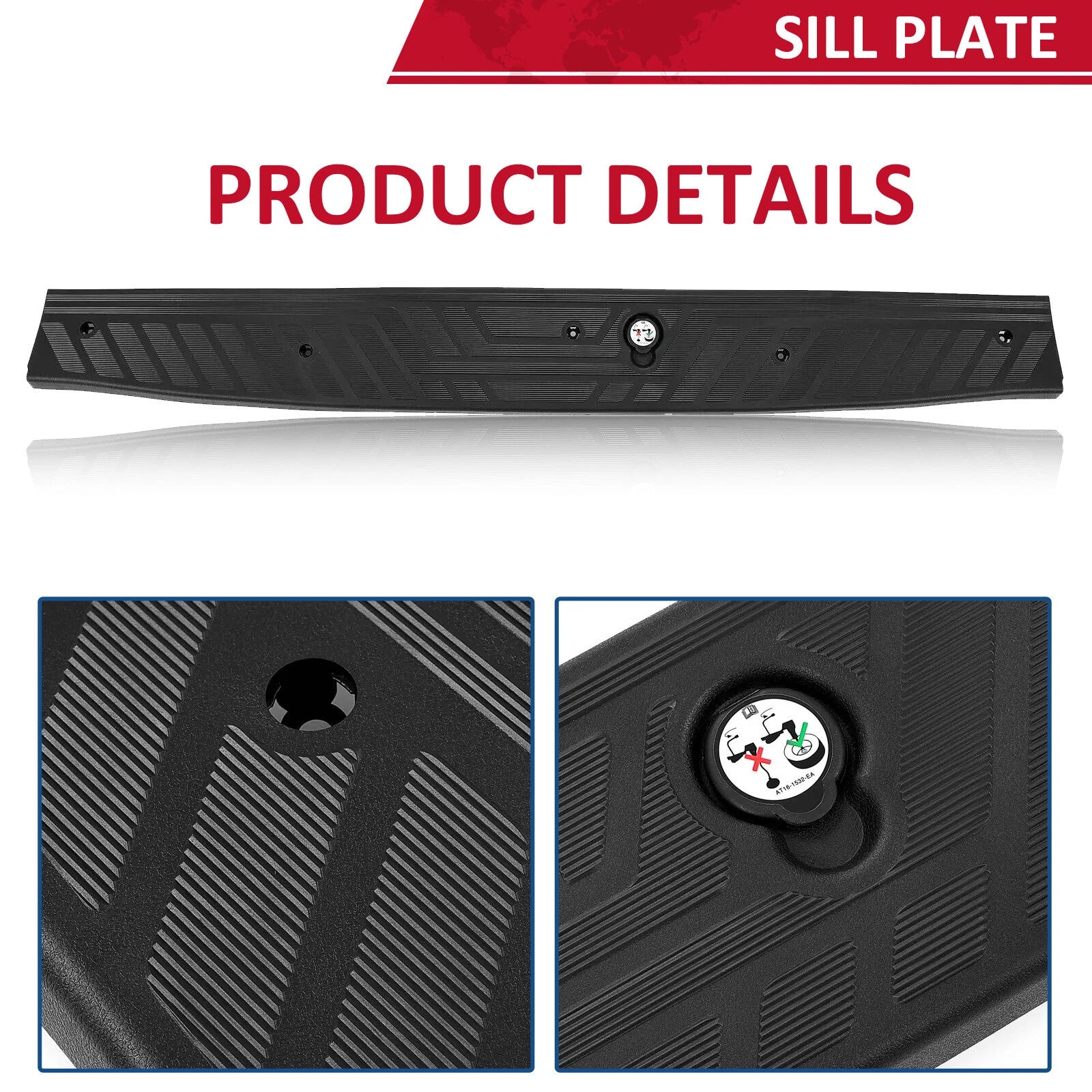 Rear Plate Panel for Ford Transit 150/350HD (2015-2023)