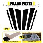 Set of 6 Window Pillar Post Trim for Mercedes Benz ML350/ML500/ML550 (2006–2011)