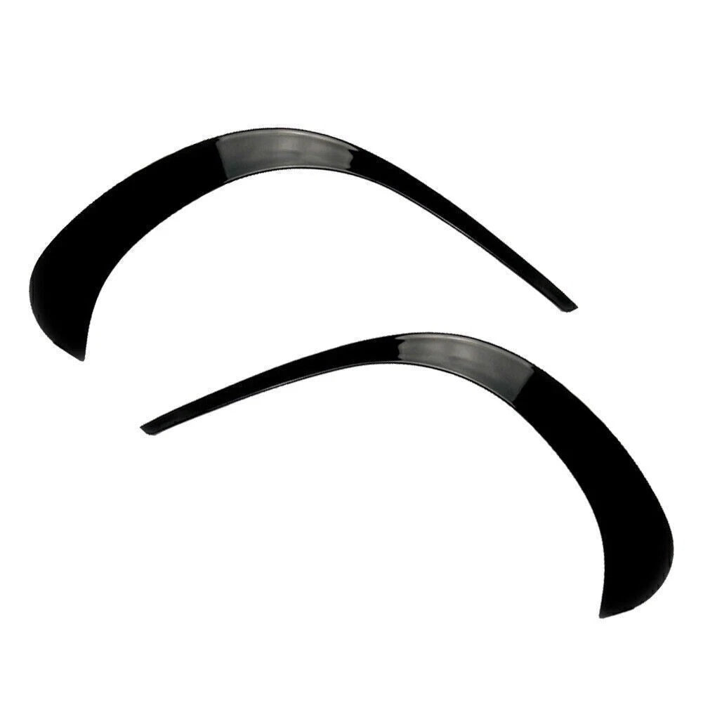 Gloss Black Front Bumper Spoiler Air Vent Trim for Benz GLC X253 (2021)