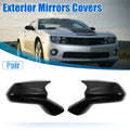 1 Pair Rearview Side Mirror Cover Trim Black for Chevrolet Camaro (2016–2023)