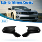 1 Pair Rearview Side Mirror Cover Trim Black for Chevrolet Camaro (2016–2023)