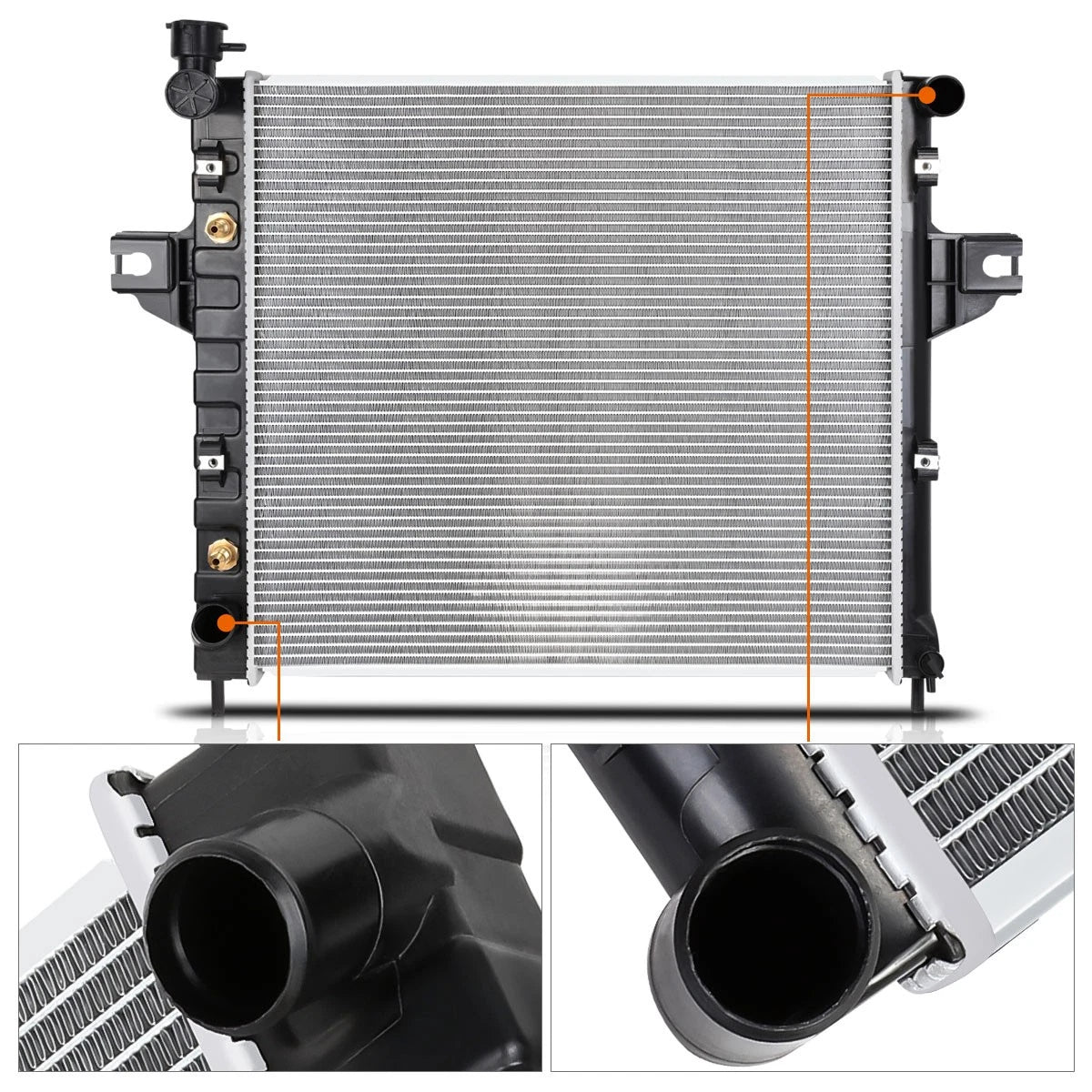 Aluminum Core Radiator for Jeep Grand Cherokee 4.0 AT (1999–2004) DPI-2262