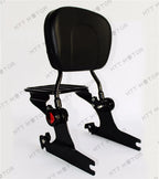 Adjustable Detachable Backrest Sissy Bar Luggage Rack for Harley Softail (2000–2023)