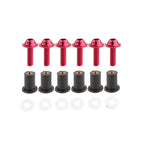 Windscreen Fixing Kit Red Bolts for Honda CBR250 300 650 900