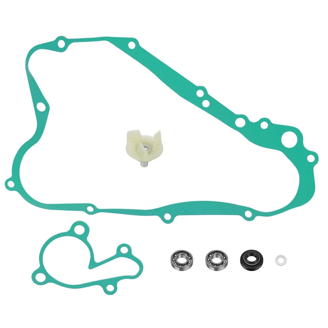 Water Pump Rebuild Kit for Suzuki RM125 RM125M (1989–1991) - Impeller, Bearing, Gasket