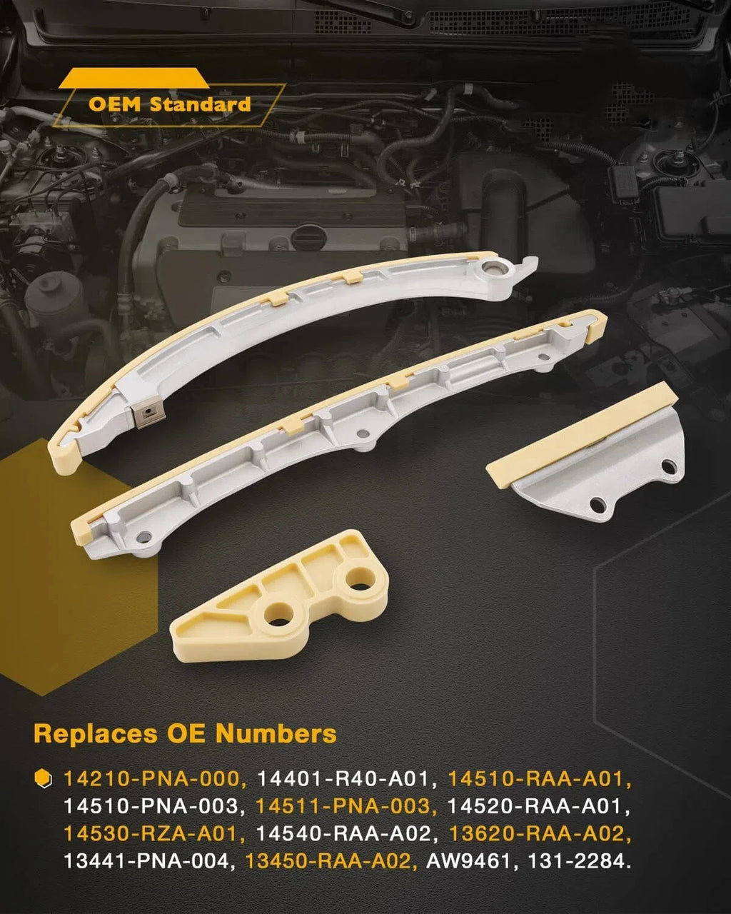 Timing Chain Kit w/ Water Pump for Acura TSX Honda Accord CRV Element (2002–2011)