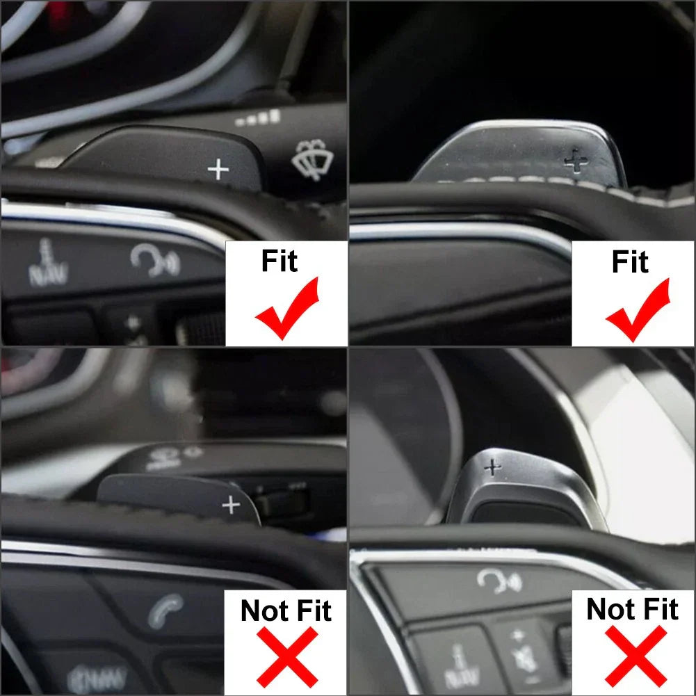 Blue Steering Shifter Paddle Extensions for Audi A3 A4 A5 A6 A7 A8