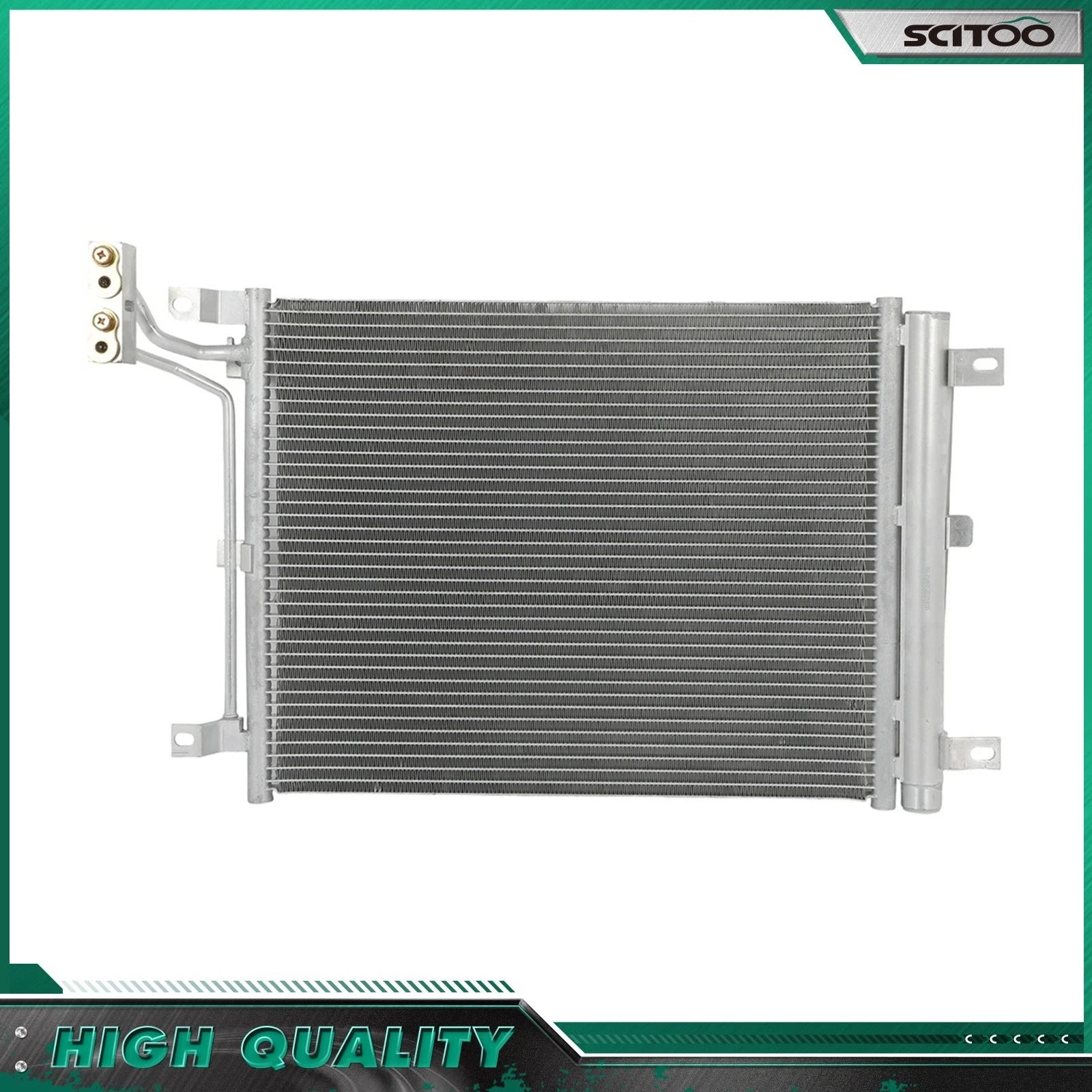 Aluminum Condenser for Jeep Wrangler Gladiator (2019–2024) 30132