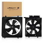 2 Pc Cooling Fan Assembly for Honda CR-V/Element (2002–2006) 674-59746 19015PZDA01