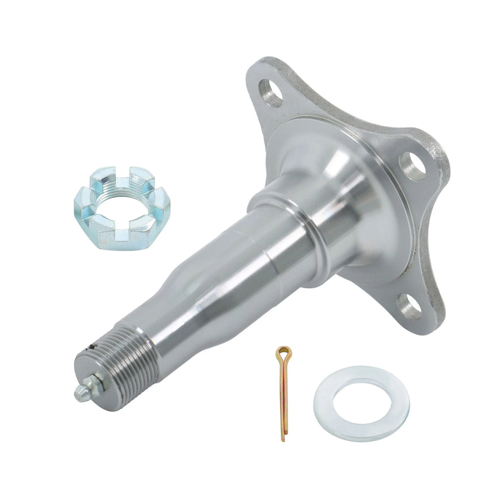 Weld-on E-Z Lube Round Spindle with Brake Flange for Trailer Axle (84)