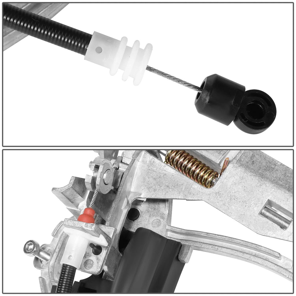 Rear Left Outer Door Pull Handle Carrier Base w/Cable for BMW X5 E53 (2000–2006)