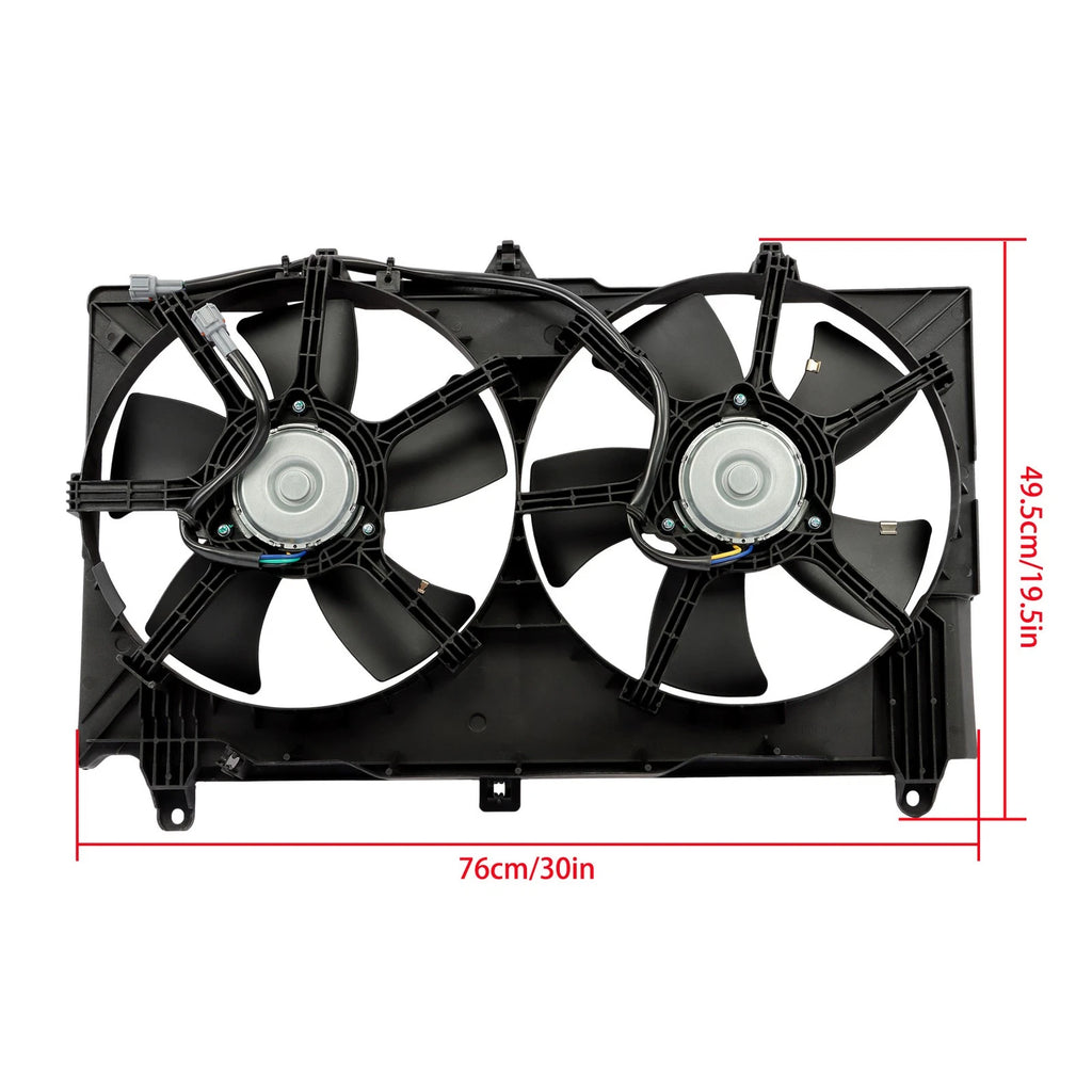 Radiator Cooling Fan Assembly for Nissan 350Z Infiniti G35 (2003–2006)
