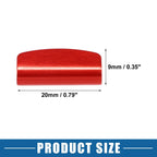 Set of 5 Console Multimedia Button Covers for Toyota GR86, Subaru BRZ Red