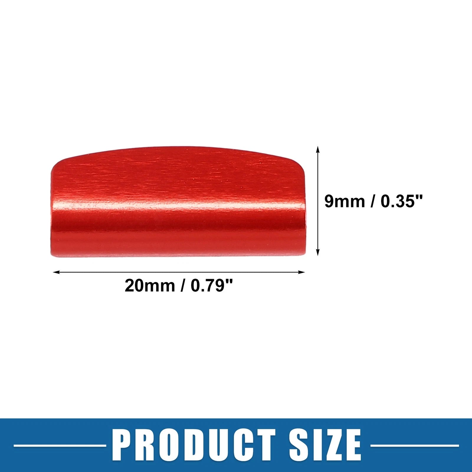 Set of 5 Console Multimedia Button Covers for Toyota GR86, Subaru BRZ Red