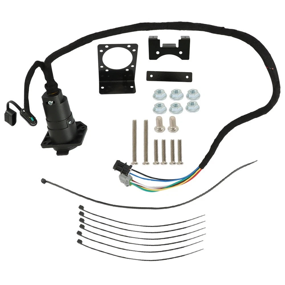 Set of 4 Way Flat & 7 Way Trailer Wiring Harness for Nissan Frontier (2005–2022)