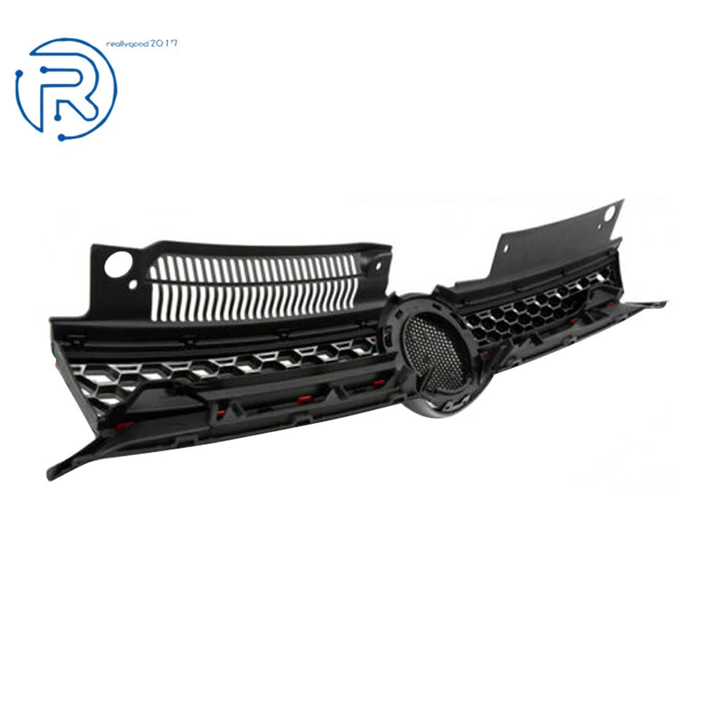 Honeycomb Upper Grille for VW Golf (2010-2013) Gloss Black