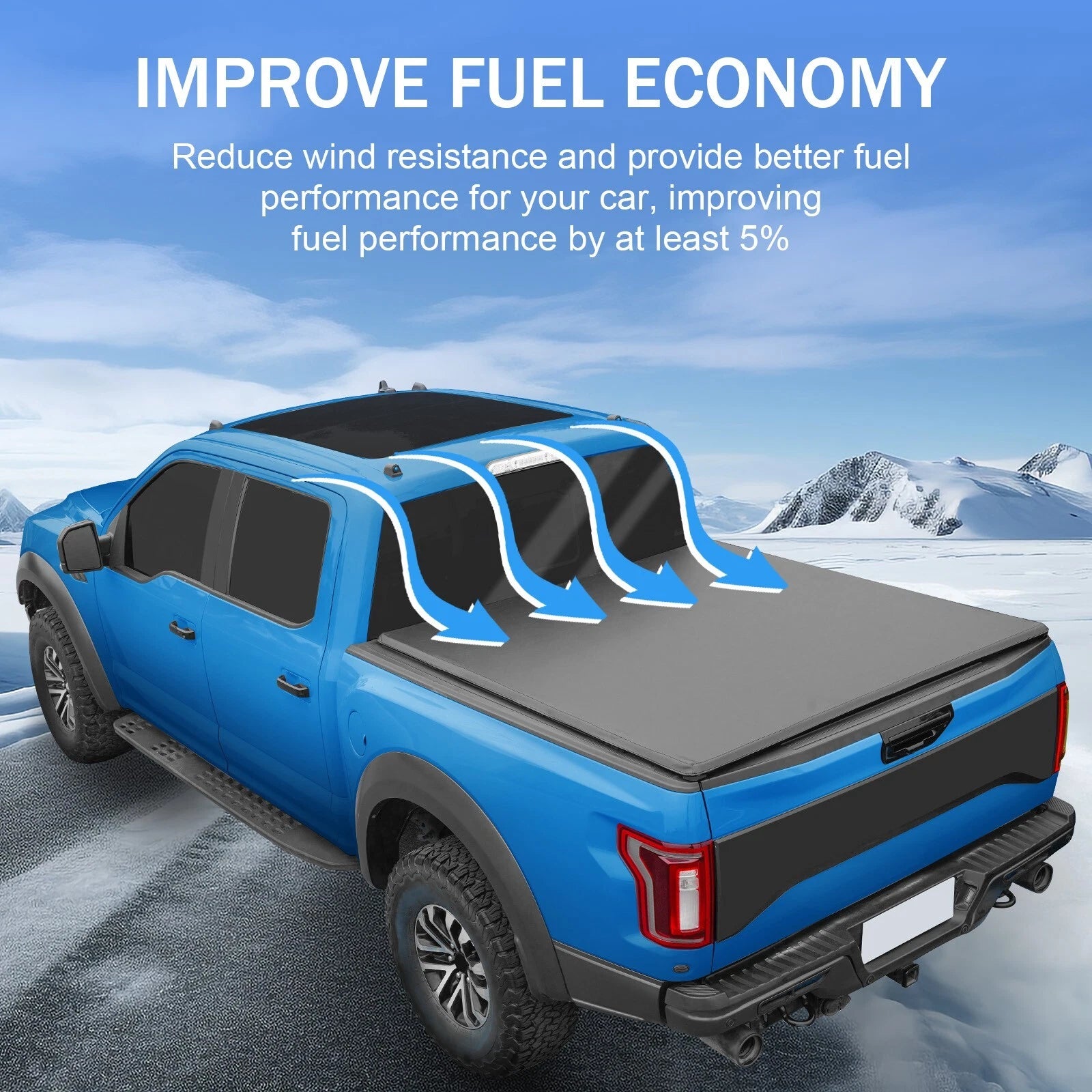 4-Fold Soft Tonneau Cover for Ford F150 (2015-2024)