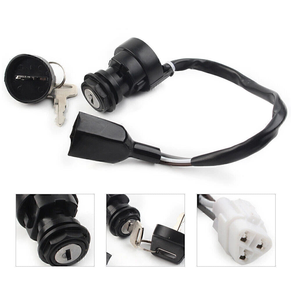 Ignition Key Switch for Kawasaki Brute Force KVF650D KVF750 Prairie KVF650B (2003–2023)