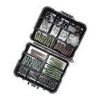 94-Piece Carp Fishing Accessories Kit - PE Nylon, Stainless Steel, Soft Rubber