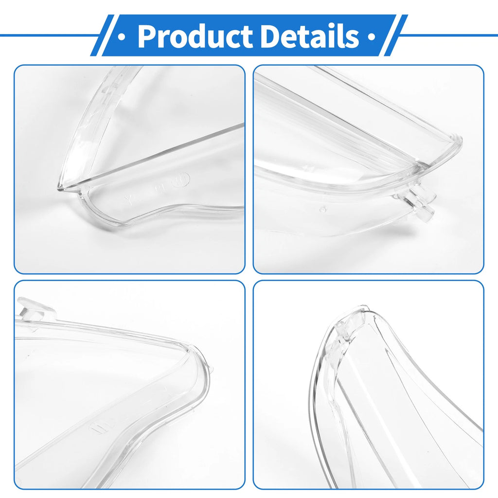 Front Left Headlight Lens Cover for BMW 5 Series M5 E60 E61 (2004–2010)