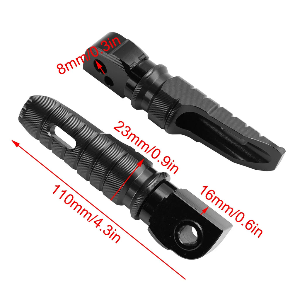 Rear Footrests Foot Pegs for BMW G310GS G310R G310RR (2017–2026)