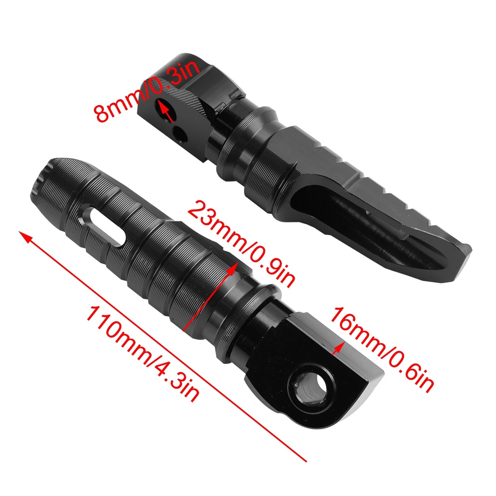Rear Footrests Foot Pegs for BMW G310GS G310R G310RR (2017–2026)