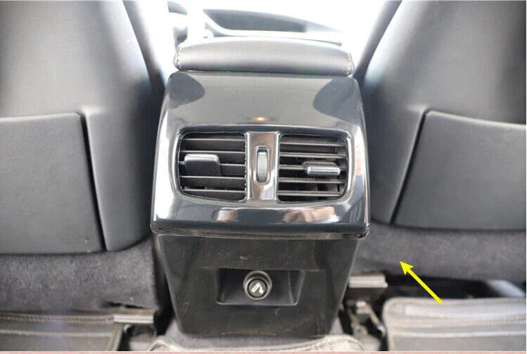 Glossy Black Rear AC Vent Cover Trim for Lexus ES300h ES350 (2013–2018)