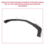Glossy Black Front Bumper Lip Spoiler Splitter for Dodge Charger SRT8 (2011-2014)
