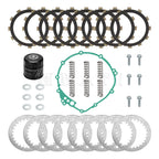 Clutch Friction Plates Gasket Kit for Yamaha R6 R6S YZF-R6 YZF-R6S FZ6 (2003–2009)