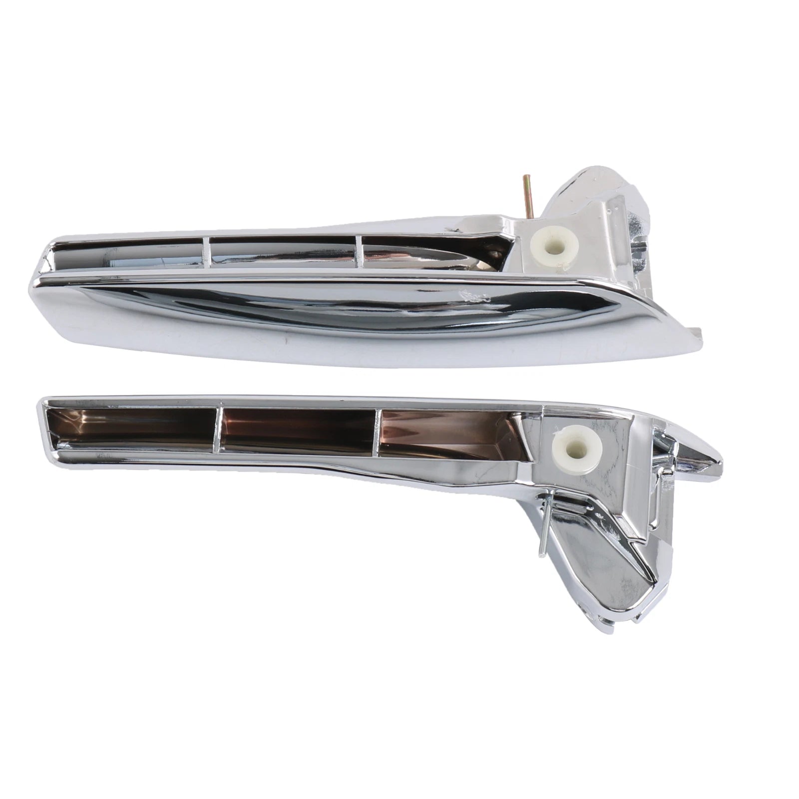 Pair Chrome Inside Door Handle Repair Kit for Chevy Silverado GMC Sierra (2007–2014)